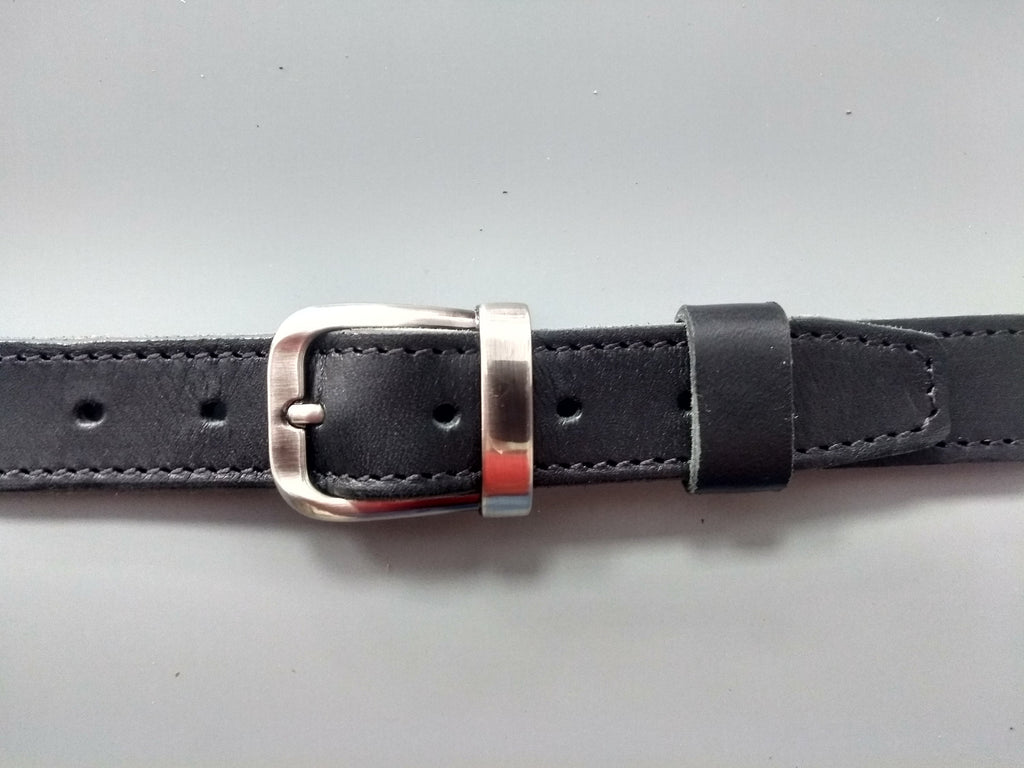 Ceintures Medium - Largeur 2.5 cm - Boucle acier finition viel argent