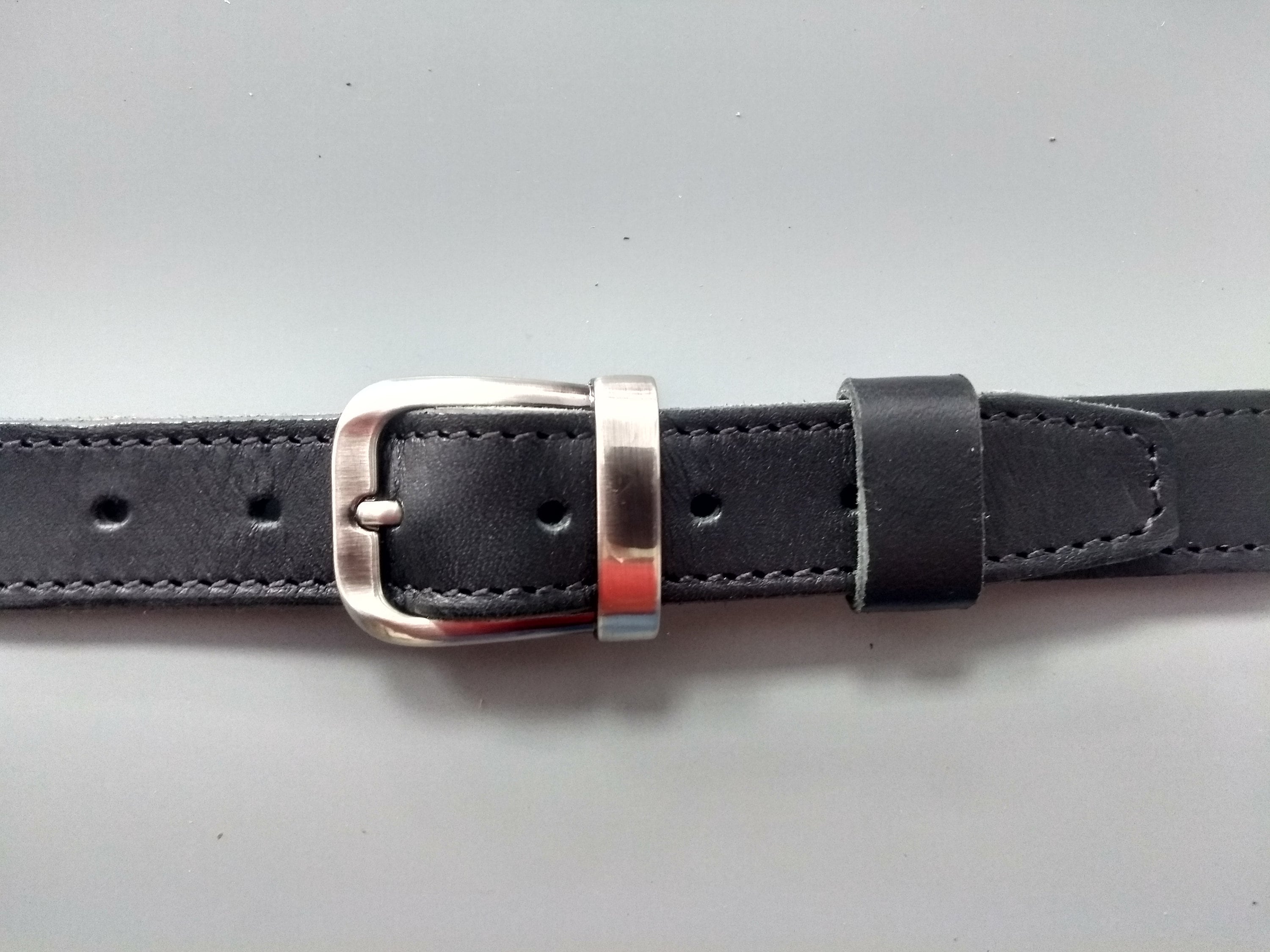 Ceintures Medium - Largeur 2.5 cm - Boucle acier finition viel argent