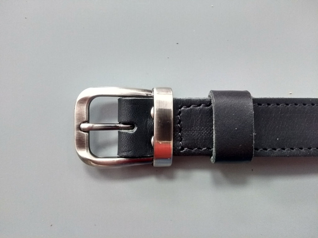 Ceintures Medium - Largeur 2.5 cm - Boucle acier finition viel argent