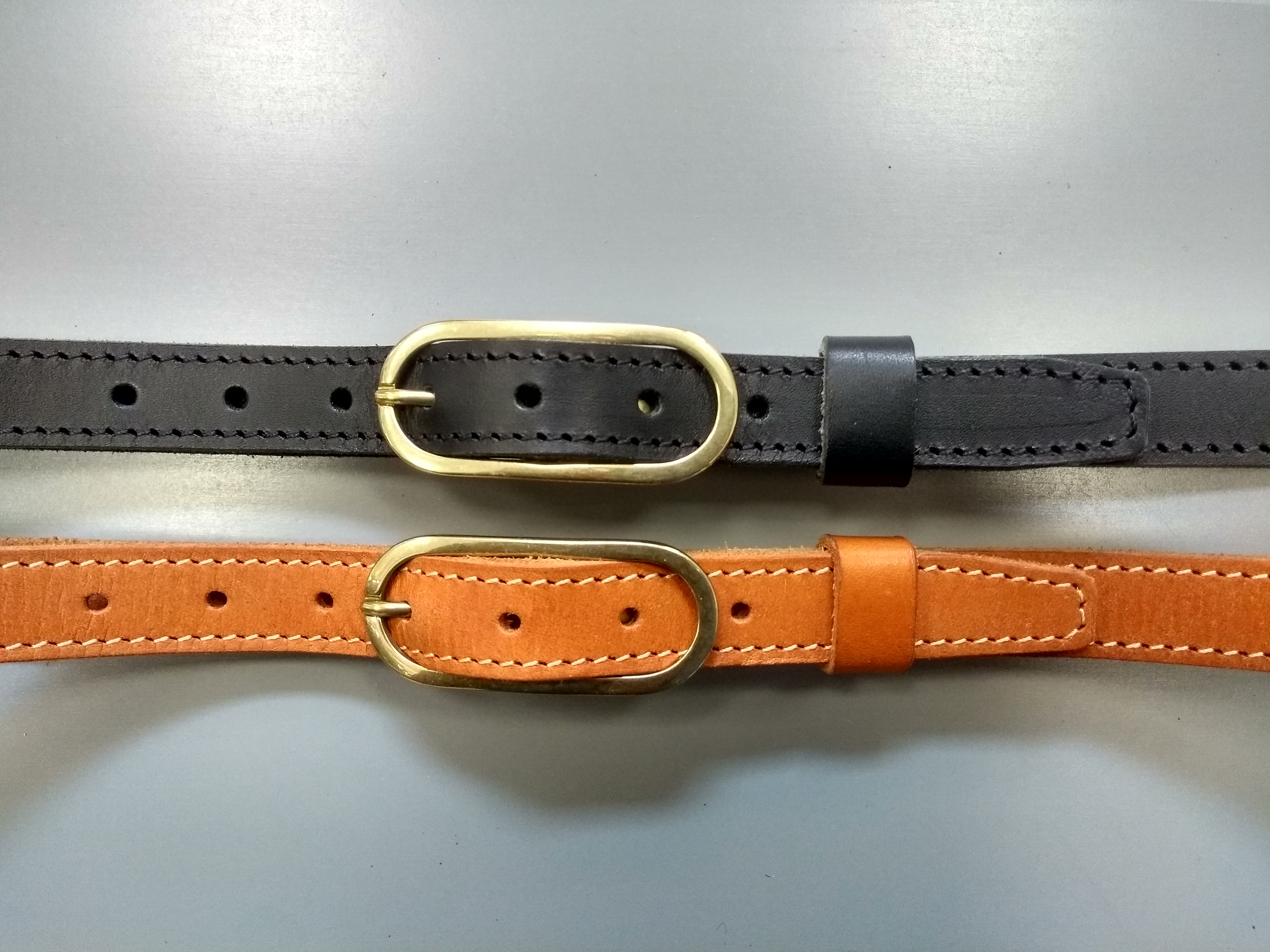 Ceintures Fine - Largeur 2 cm - Boucle "Fine" laiton