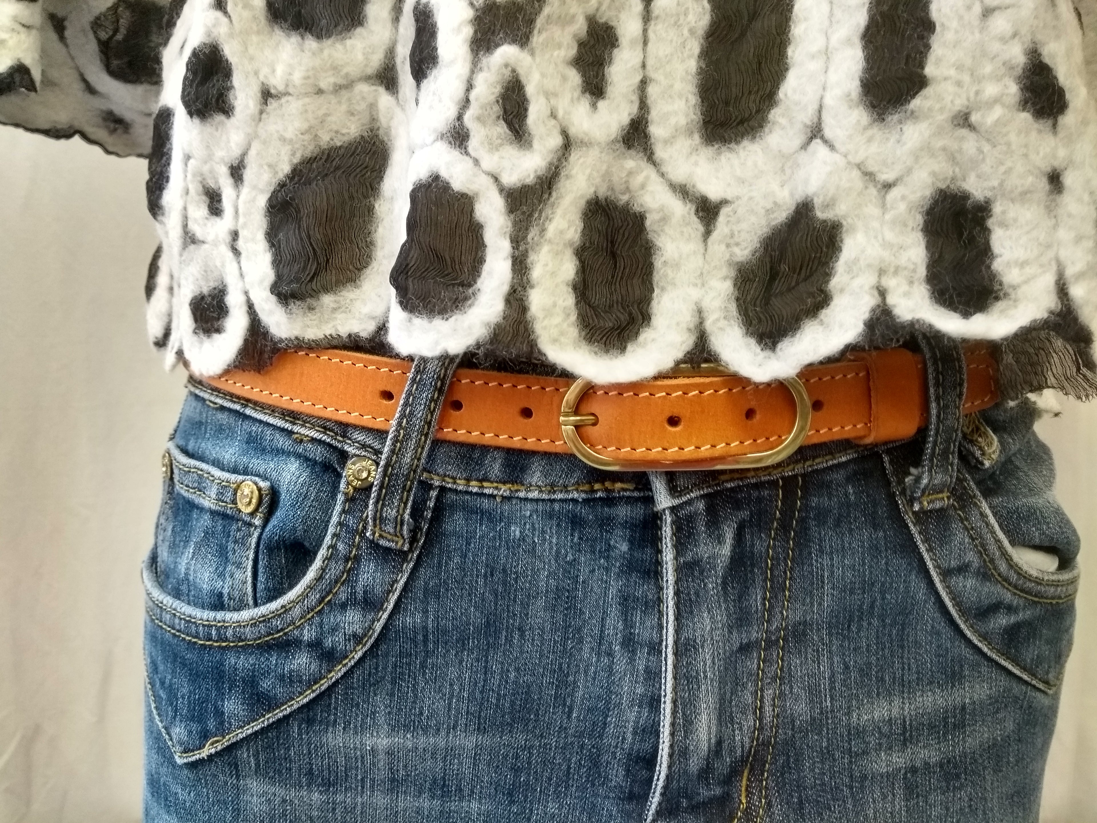 Ceintures Fine - Largeur 2 cm - Boucle "Fine" laiton