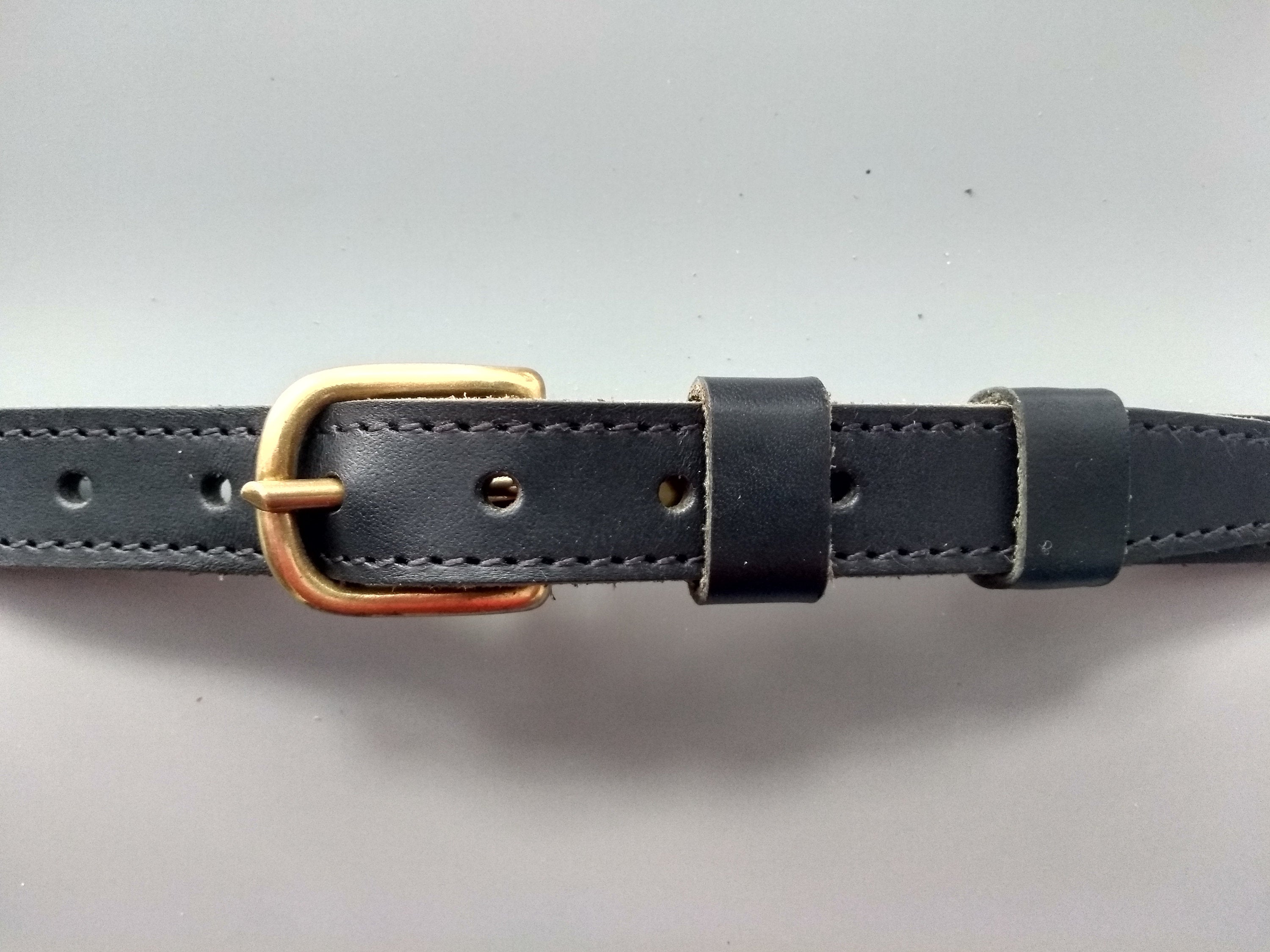 Ceintures Fines - Largeur 2 cm - Boucle "Classique" laiton