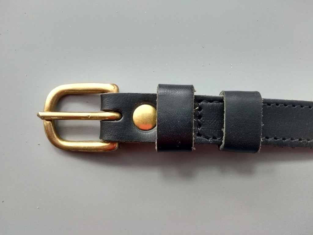 Ceintures Fines - Largeur 2 cm - Boucle "Classique" laiton