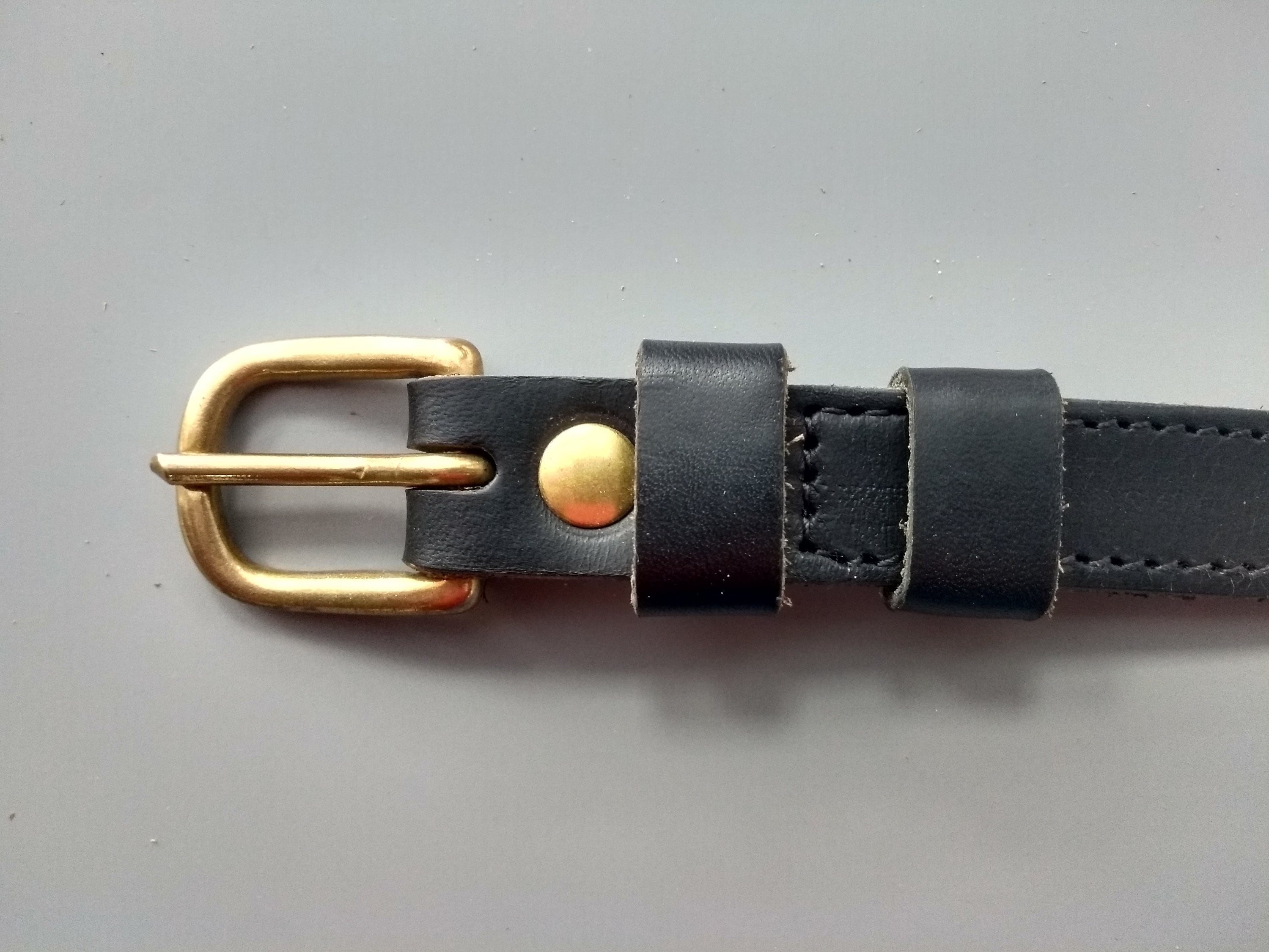 Ceintures Fines - Largeur 2 cm - Boucle "Classique" laiton