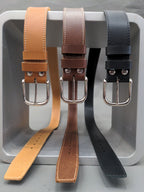 Ceintures Large - Largeur 4 cm - Boucle "classique" laiton nickelé