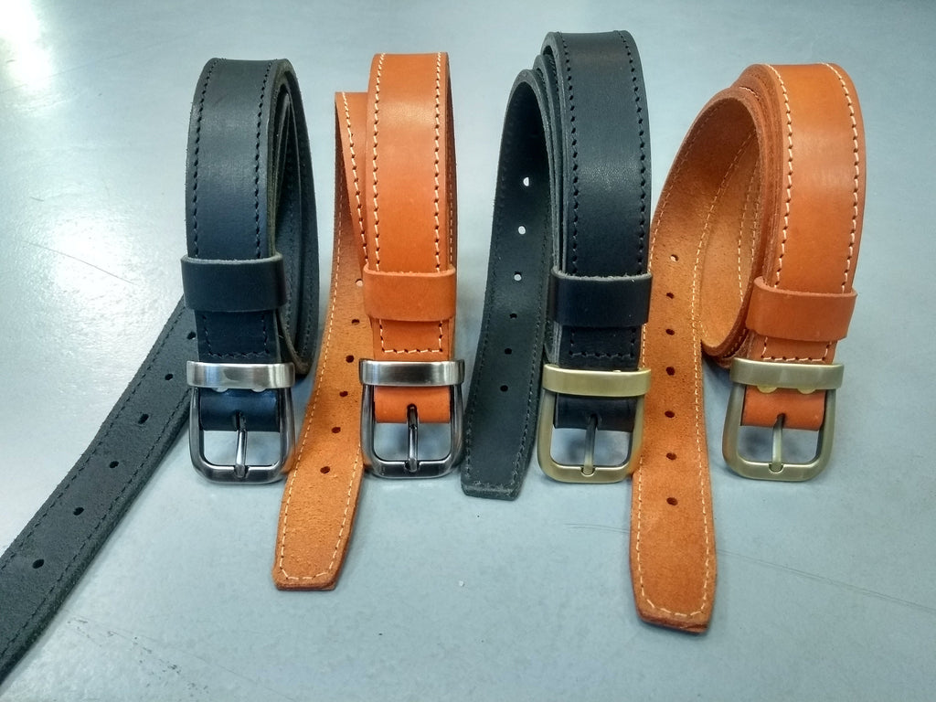 Ceintures Medium - Largeur 2.5 cm - Boucle acier finition laiton brossé