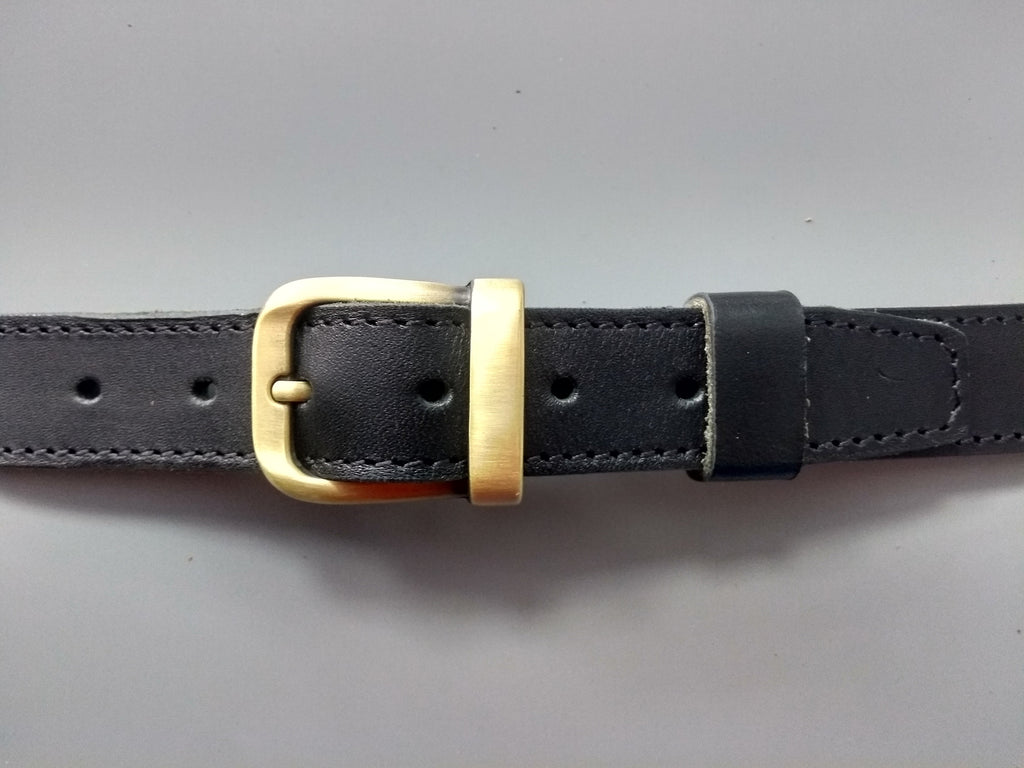 Ceintures Medium - Largeur 2.5 cm - Boucle acier finition laiton brossé