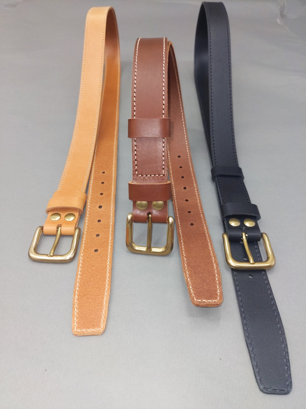 Ceintures Standard - Largeur 3 cm - Boucle laiton