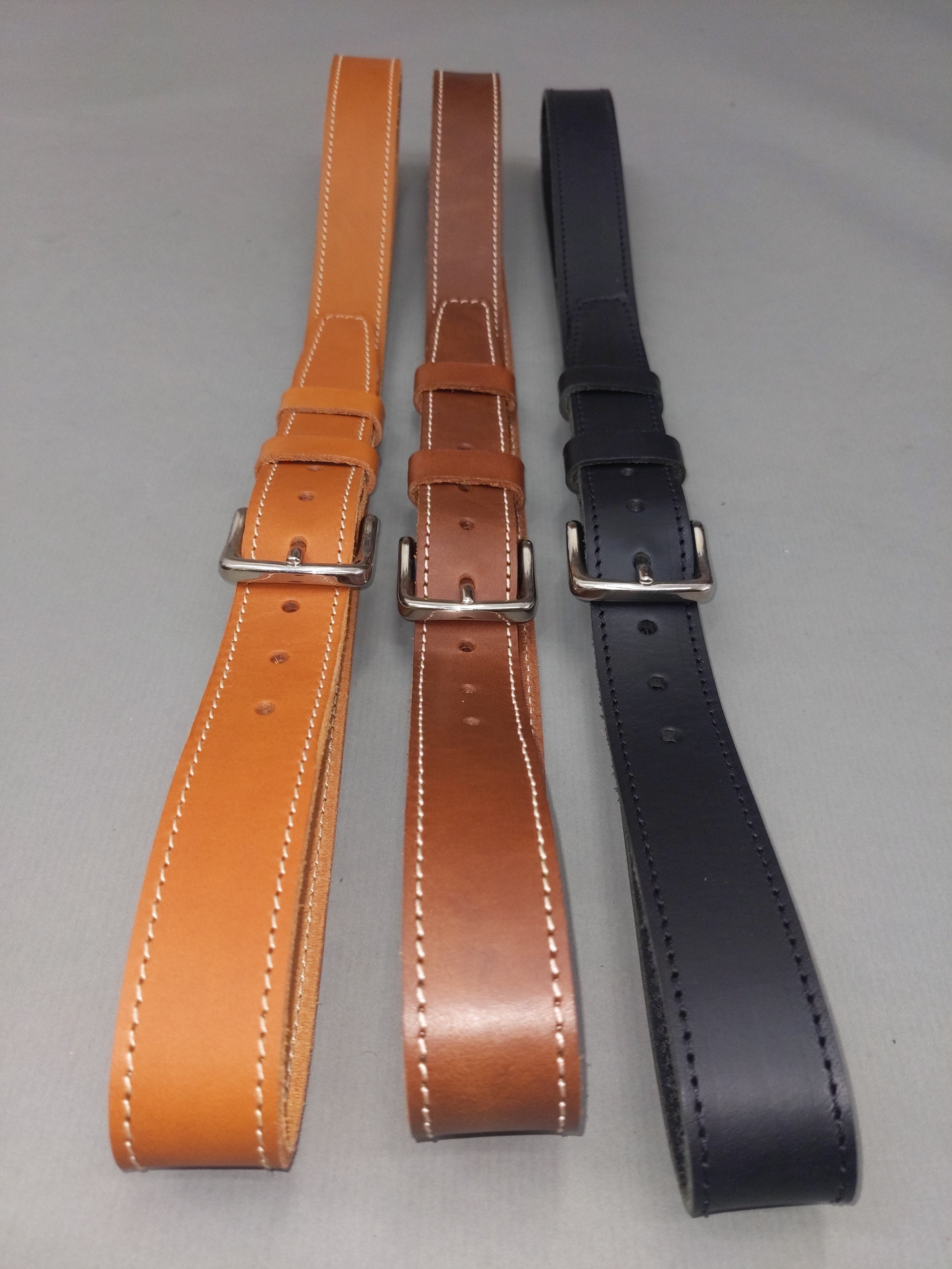 Ceintures Standard - Largeur 3 cm - Boucle laiton nickelé