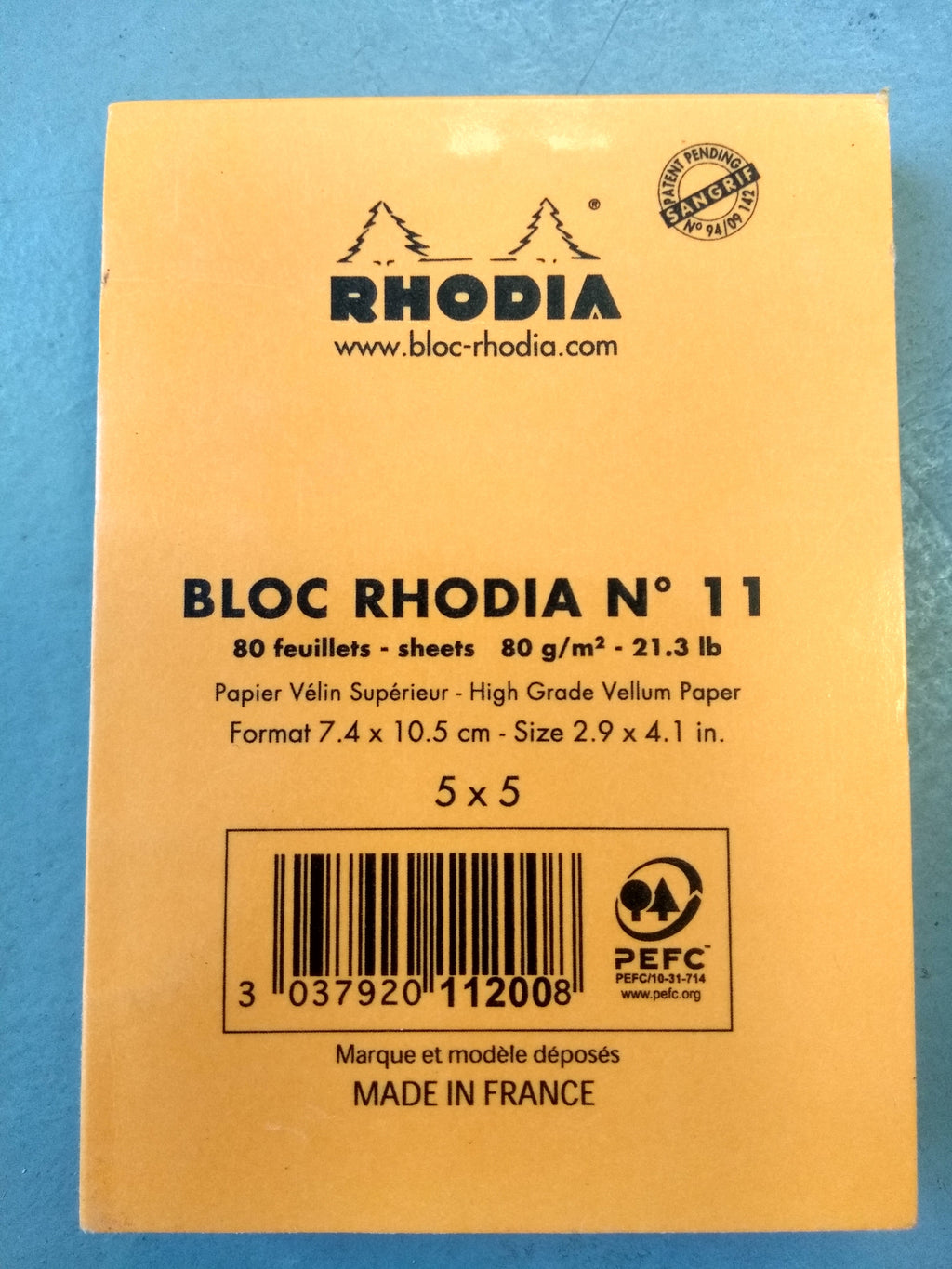 Etui pour carnet Rhodia n°11