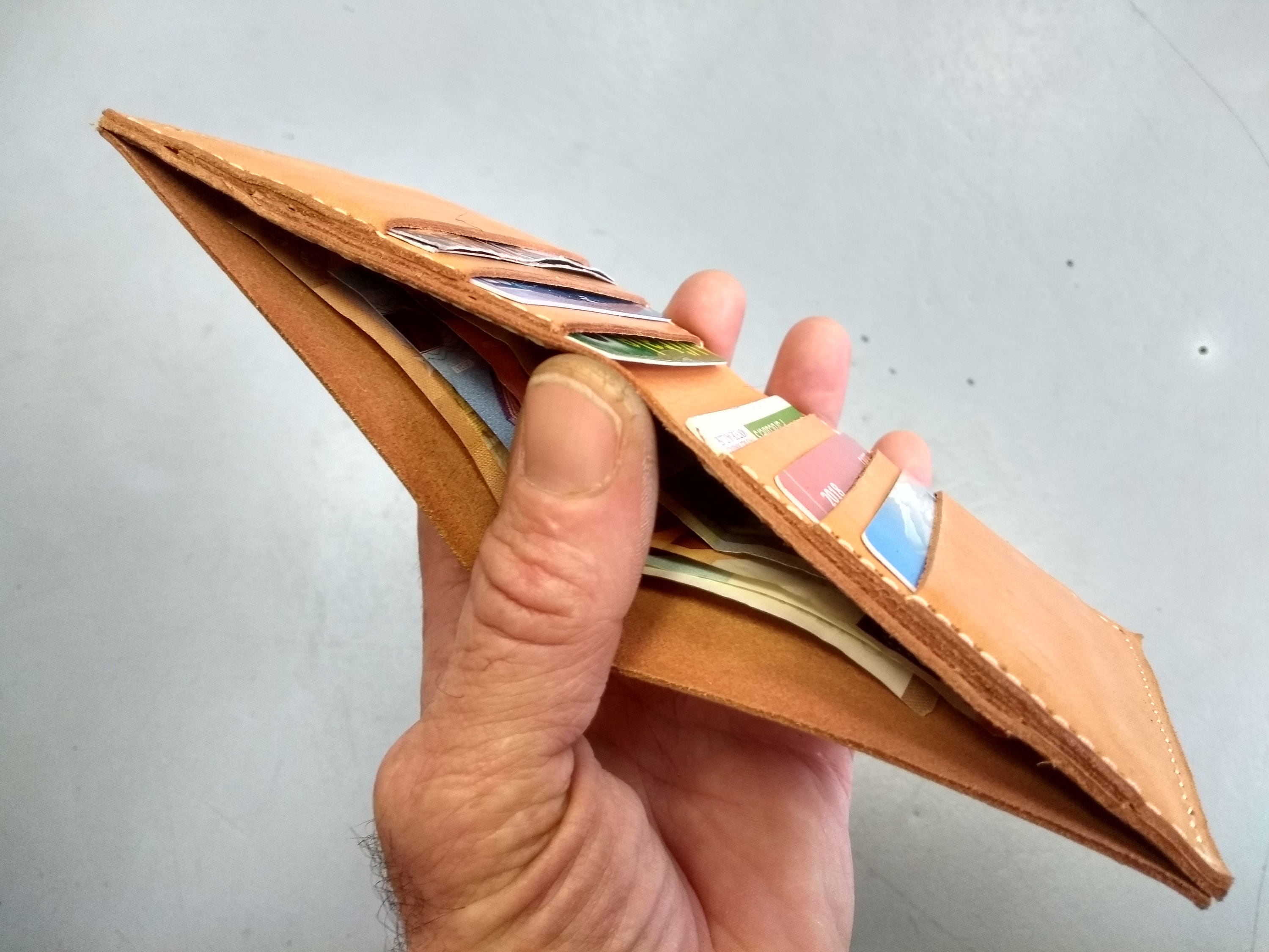 Porte-cartes 6 compartiments + poche à billets